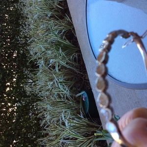 .75 diamond bangle bracelet in sterling silver bracelet